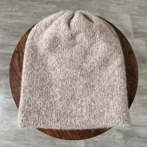 OATMEAL PERUVIAN CONNECTION SOFT ALPACA BLEND BEANIE HAT ✨